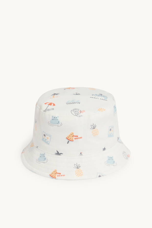 Bébés garçons - Été - bob bébé - blanc