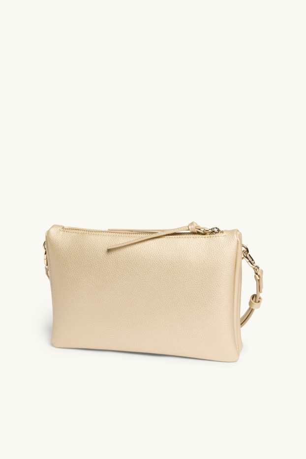 Femmes - Sac à bandoulière amovible - matière synthétique - crème