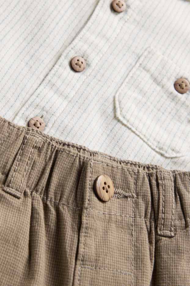 Baby: jongens - Baby outfit - wit