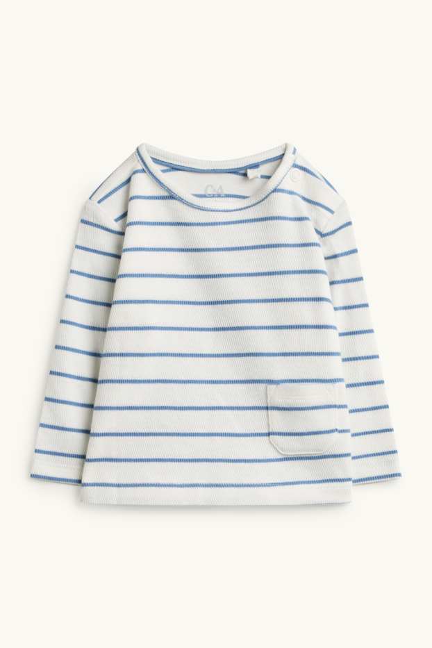 Baby: jongens - Newbornoutfit - 3-delig - blauw