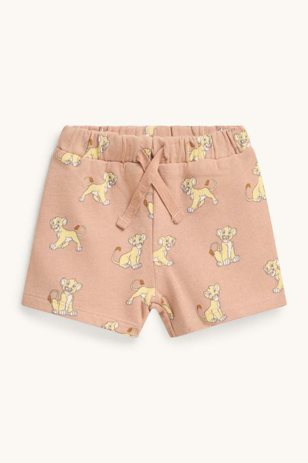 Miminka - chlapci - Lví král - outfit pro miminka - 3dílný - bílá/růžová