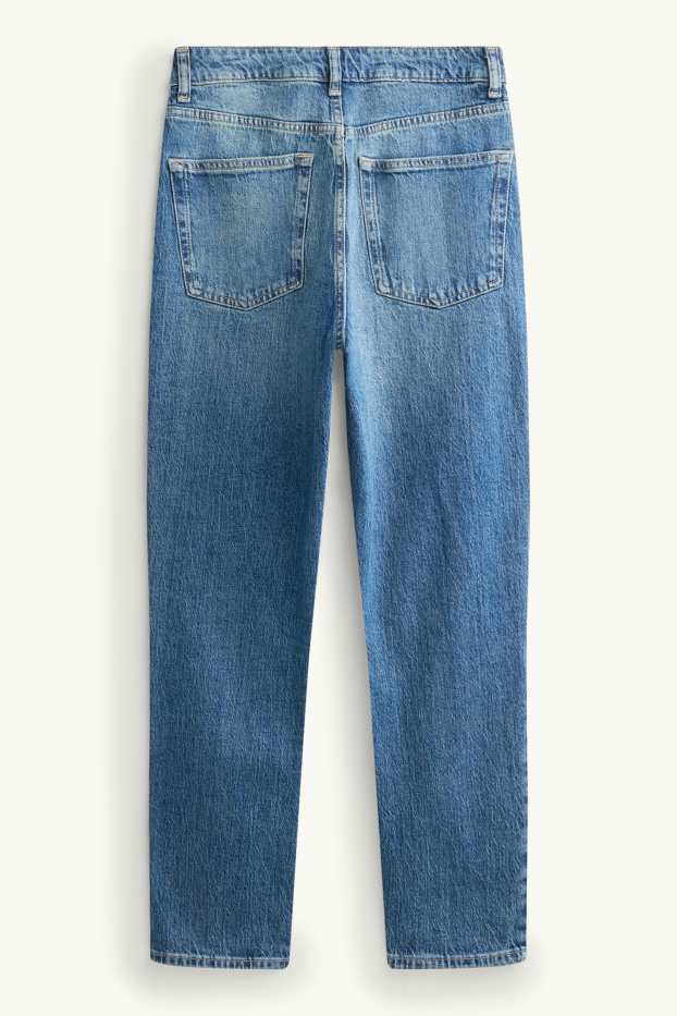 Damen - Mom Jeans - High Waist - LYCRA® - jeansblau