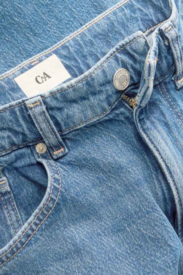 Damen - Mom Jeans - High Waist - LYCRA® - jeansblau