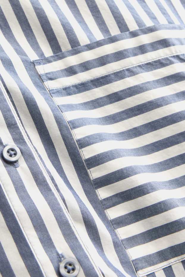 Femmes - Chemisier - à rayures - bleu / blanc