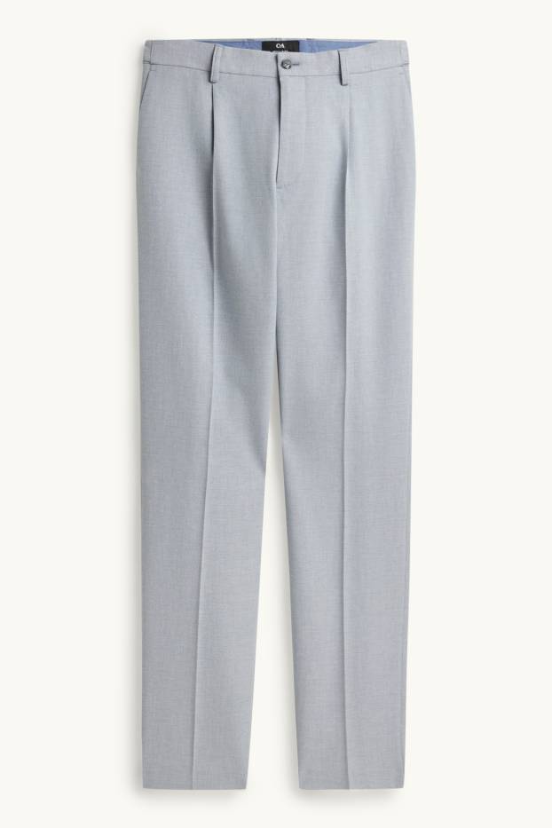 Hommes - Pantalon de costume - regular fit - bleu clair