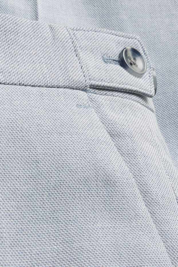 Hommes - Pantalon de costume - regular fit - bleu clair