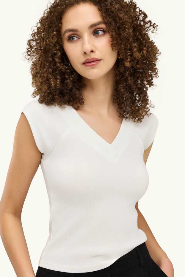 Kobiety - T-shirt - biały