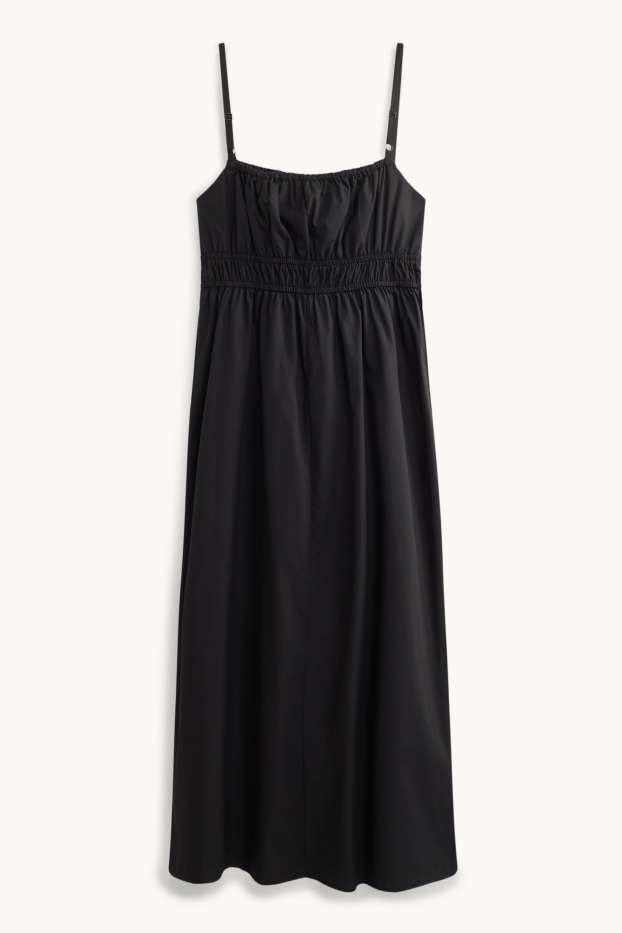 Damen - Empirekleid - schwarz