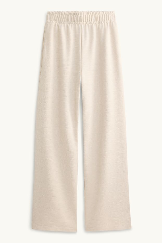 Dona - Pantalons de xandall - acanalats - blanc trencat