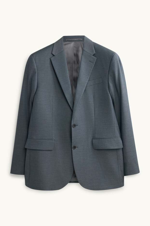 Bărbați - Sacou modular - regular fit - gri