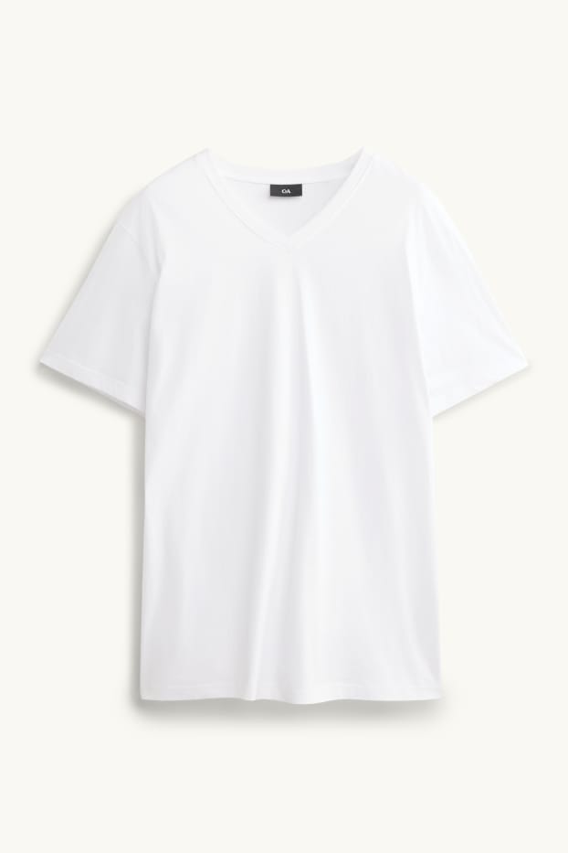 Uomo - T-shirt - regular fit - bianco