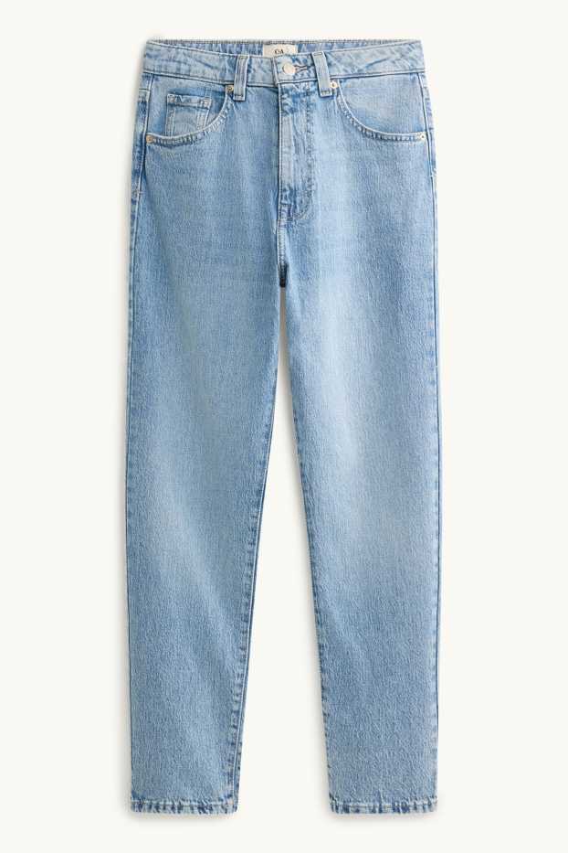 Femmes - Mom jean - high waist - LYCRA® - jean bleu clair