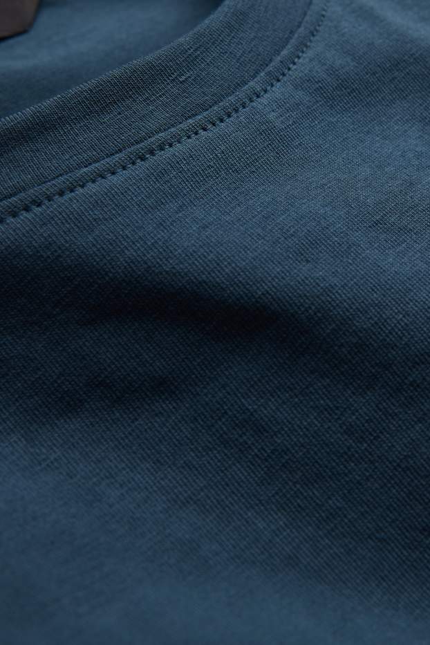 Herren - T-Shirt - Slim Fit - dunkelblau