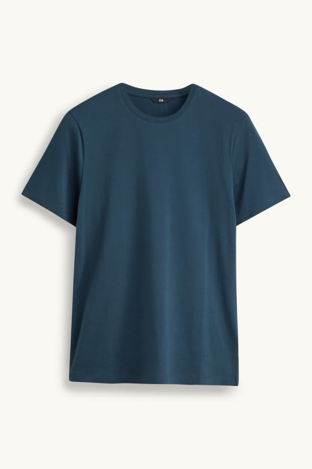 Herren - T-Shirt - Slim Fit - dunkelblau