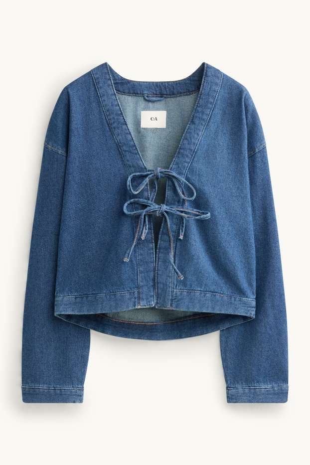 Femmes - Chemisier en jean - jean bleu