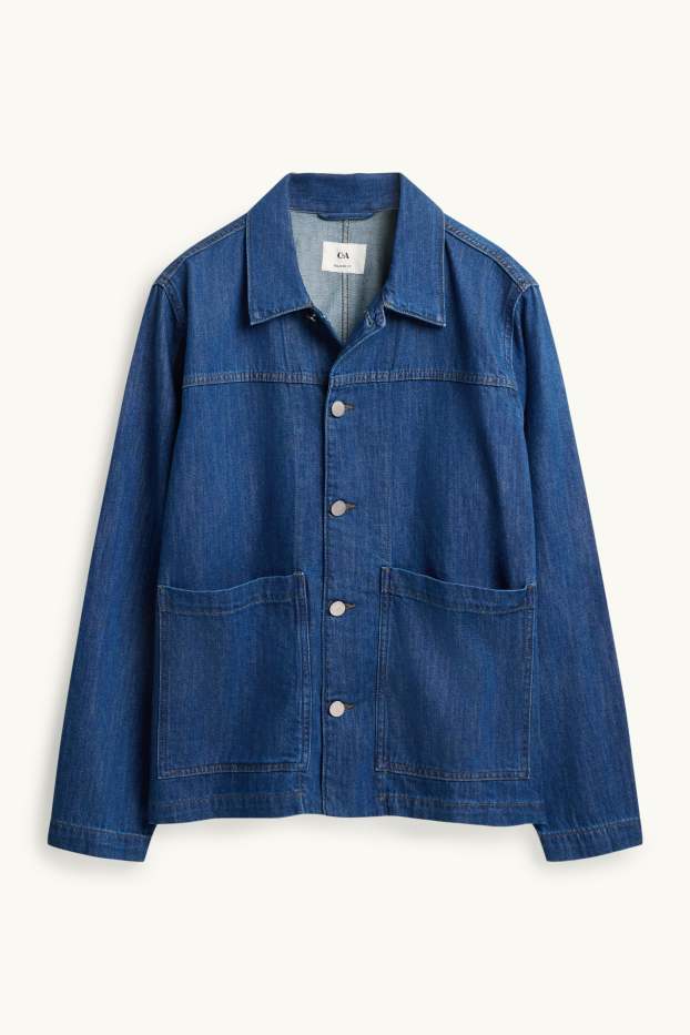 Herren - Jeansjacke - jeansblau