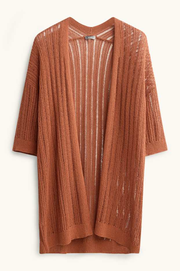 Unisexe - Cardigan - marron