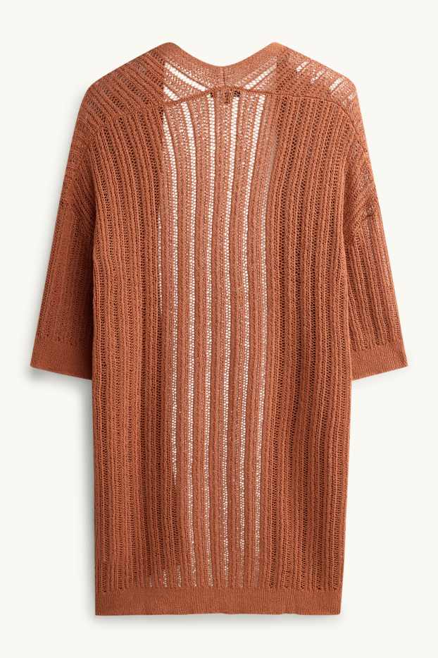 Unisexe - Cardigan - marron