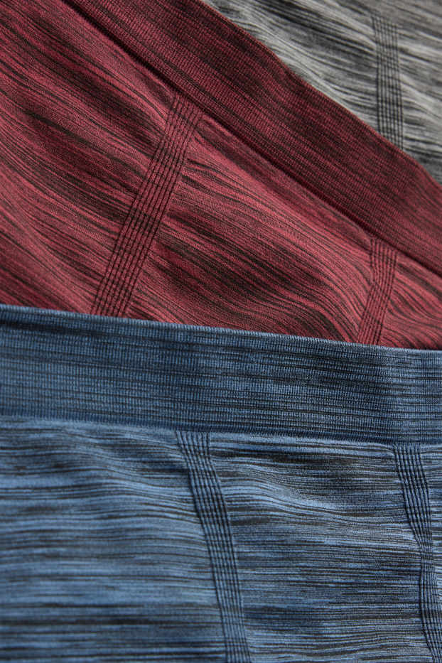 Kinderen: jongens - Set van 3 - boxershort - blauw-mix