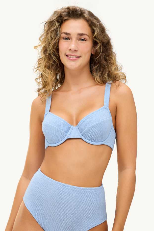 Damen - Bikini-Top mit Bügel - LYCRA® XTRA LIFE™ - hellblau