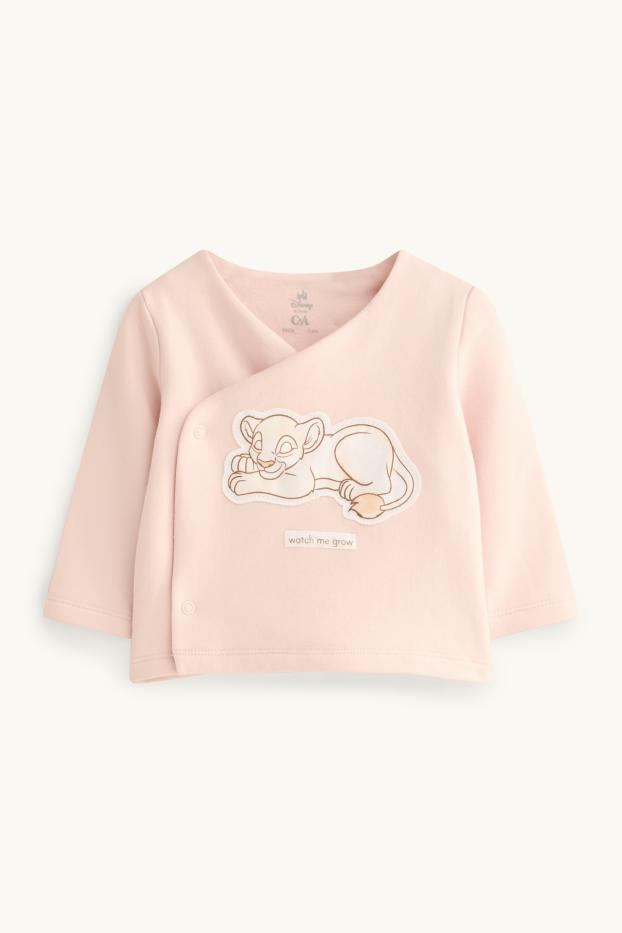 Bébés filles - Le Roi Lion - pyjama bébé - 2 pièces - blanc / rose