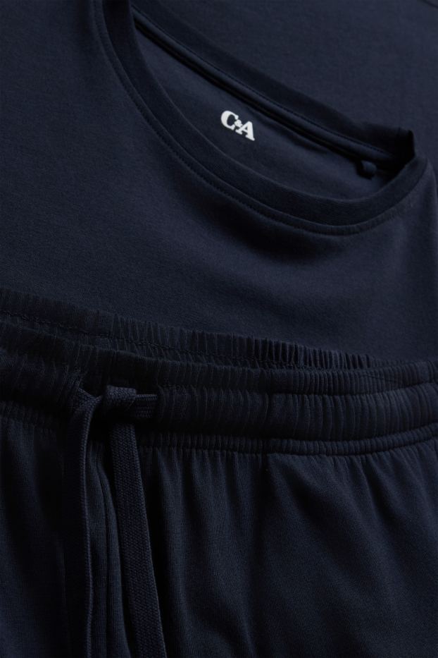 Men - Short pyjamas - dark blue