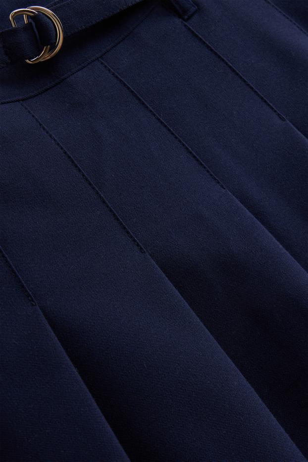 Bambine - Gonna con cintura - blu scuro
