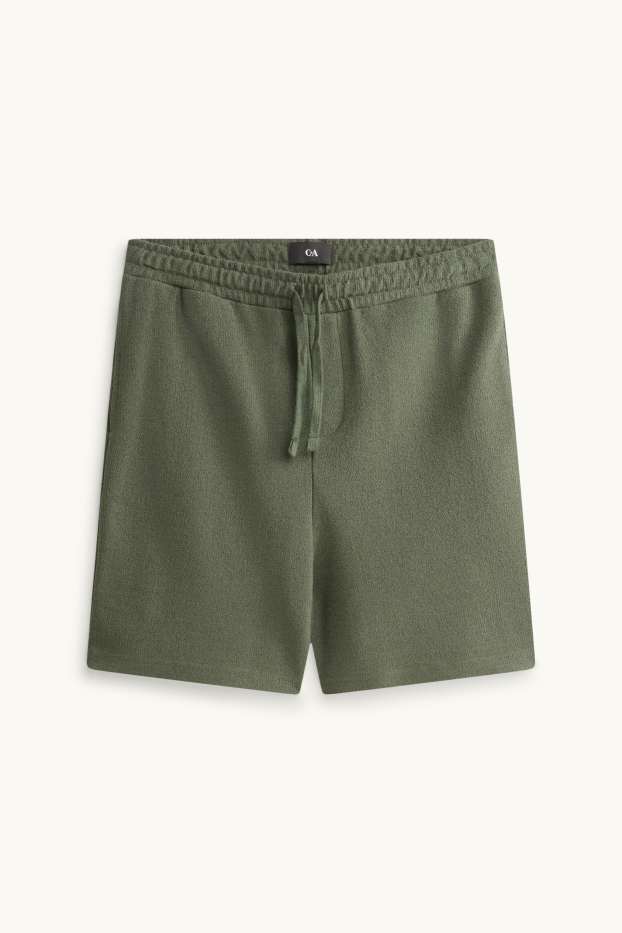 Uomo - Shorts - verde scuro