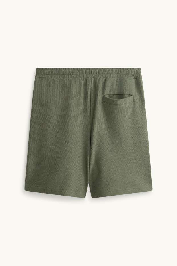 Uomo - Shorts - verde scuro