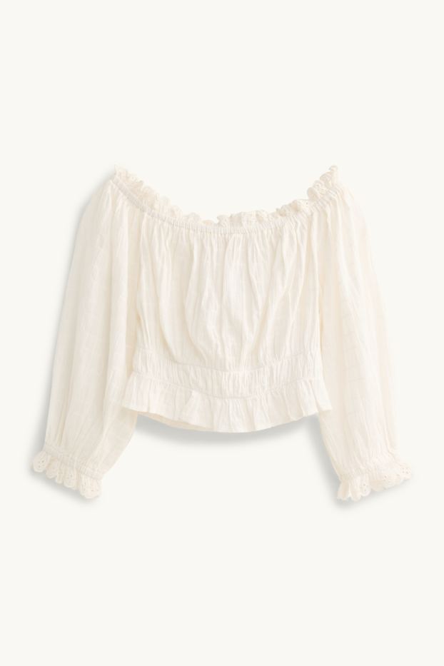 Women - Blouse - white