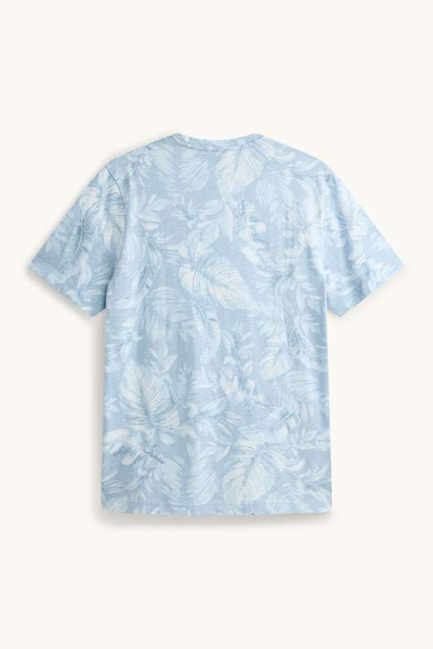 Heren - T-shirt - lichtblauw