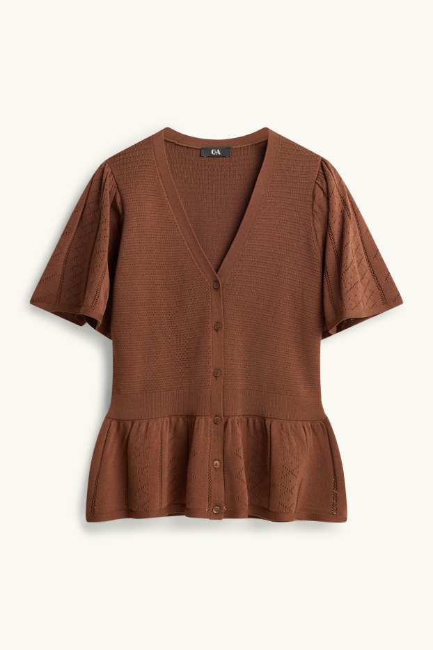 Women - Cardigan - brown