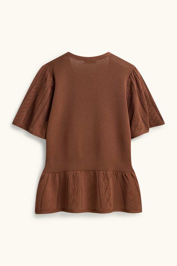 Women - Cardigan - brown