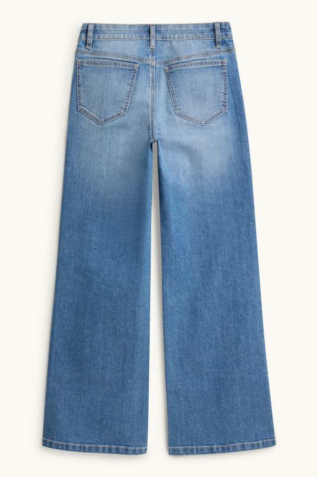 Nena - Wide Leg Jeans - texà blau