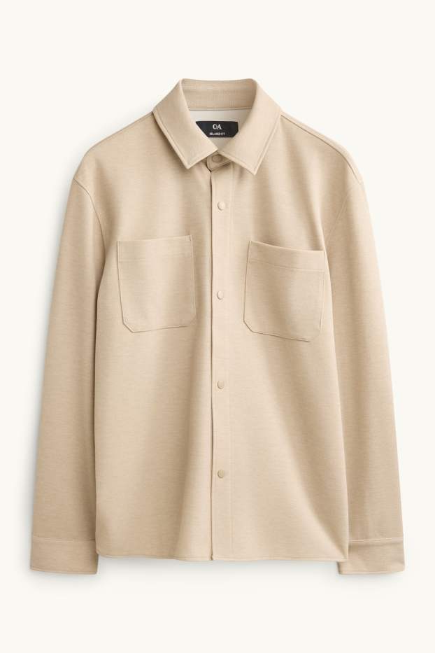 Herren - Hemd - Relaxed Fit - Kent - beige