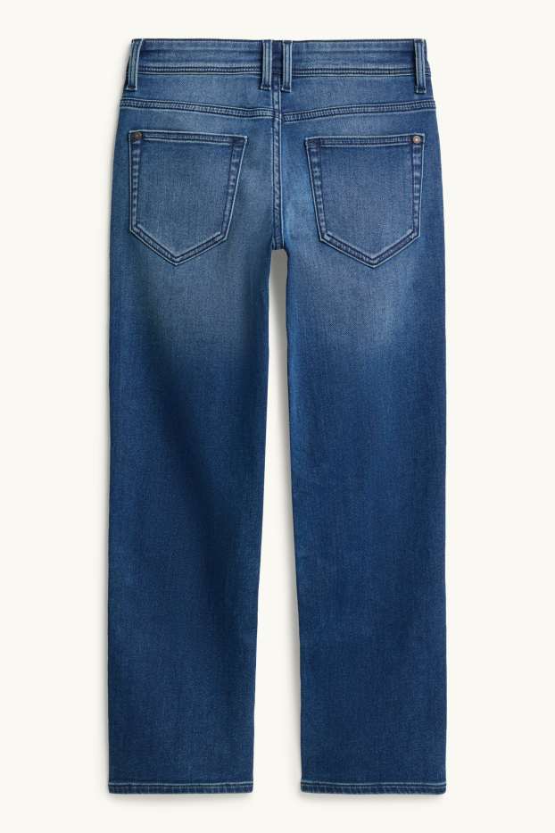 Kinder Buben - Straight Jeans - jeansblau