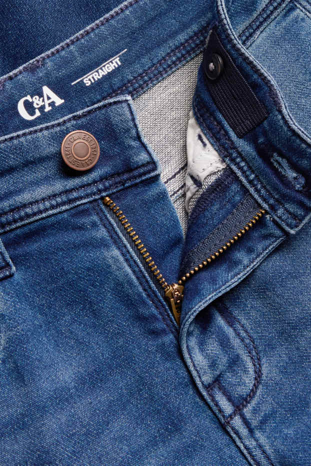 Kinder Buben - Straight Jeans - jeansblau