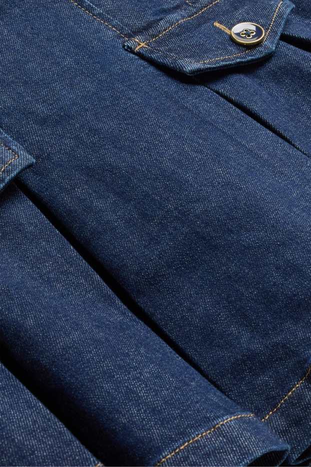 Kinder Mädchen - Jeansrock - dunkelblau