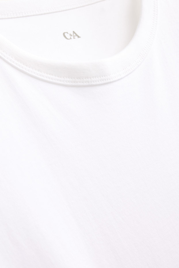 Damen - T-Shirt - Oversized - weiss