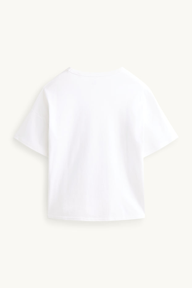 Damen - T-Shirt - Oversized - weiss