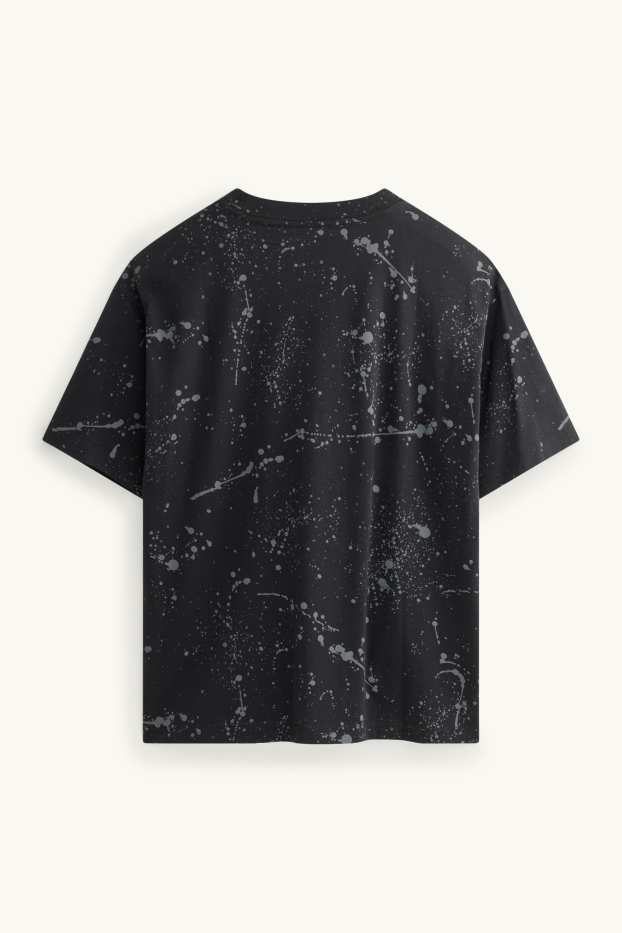 Kinder Buben - Skate - Kurzarmshirt - schwarz