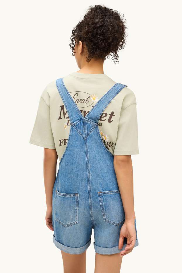 Femmes - Salopette en jean - bleu