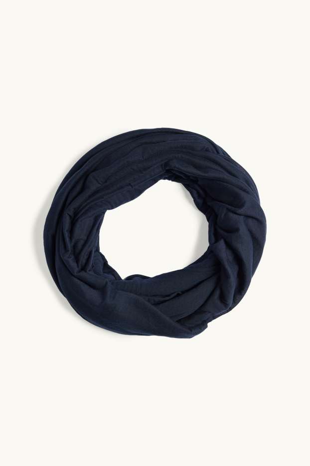 Damen - Loop Schal - dunkelblau