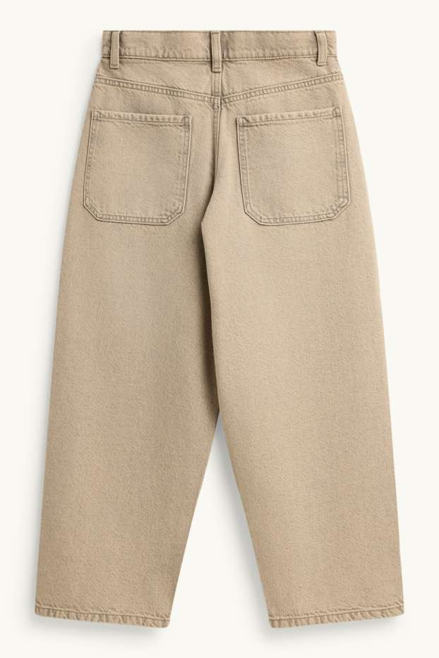 Kinder Buben - Baggy Jeans - beige