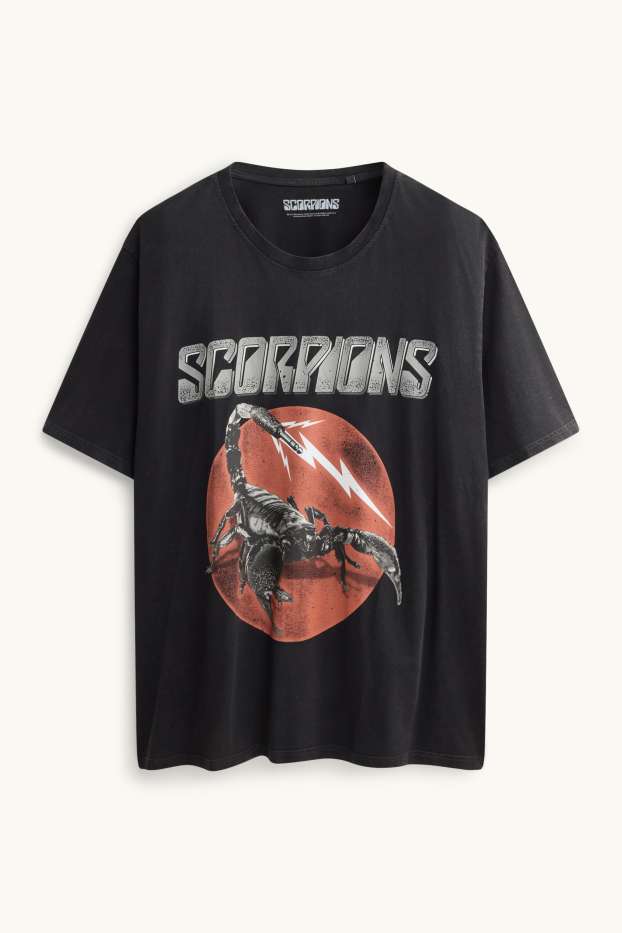 Herren - T-Shirt - Relaxed Fit - Scorpions - schwarz
