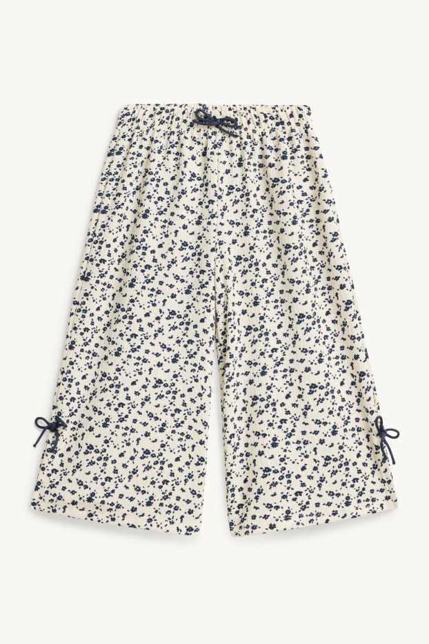 Enfants filles - Leggings - blanc / bleu