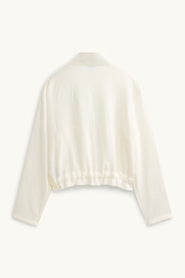 Damen - Blouson - cremeweiss