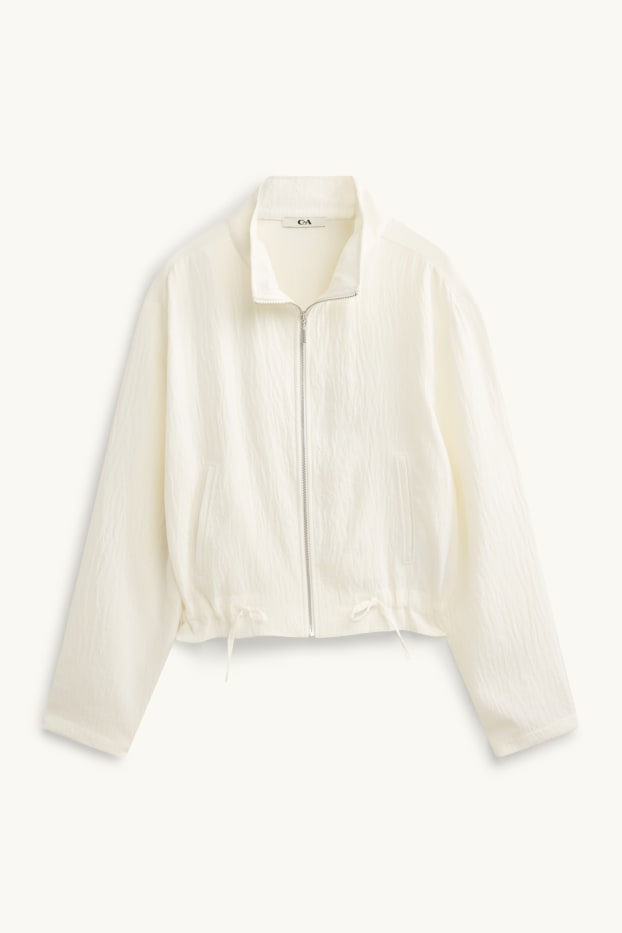 Damen - Blouson - cremeweiss