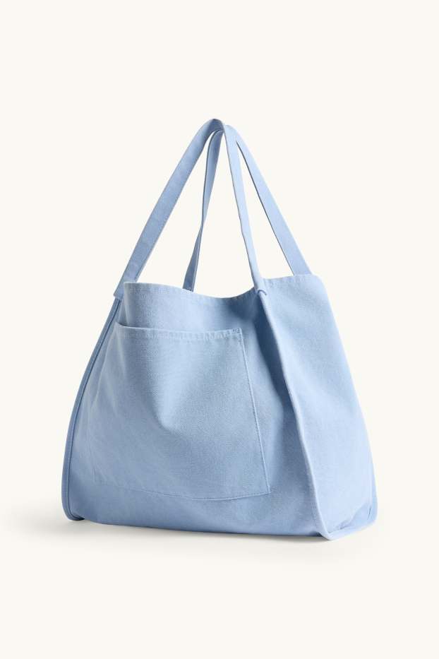 Femmes - Grand cabas - bleu clair