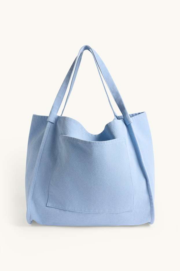 Femmes - Grand cabas - bleu clair